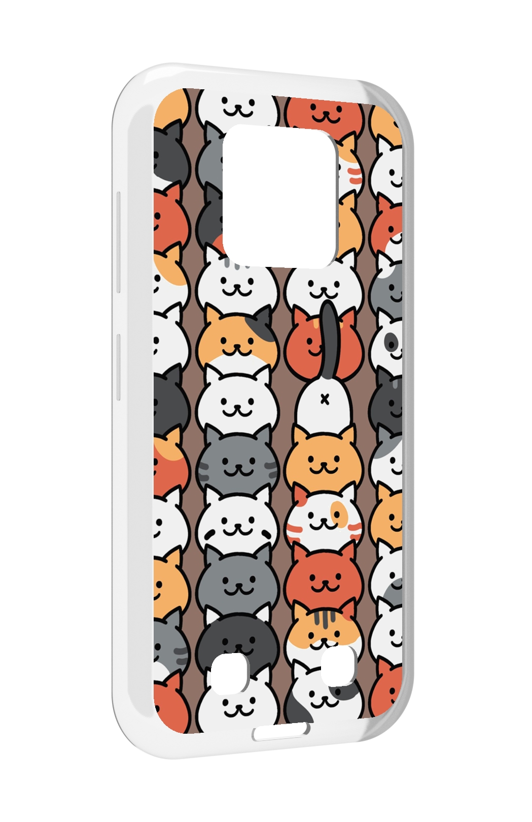 

Чехол MyPads Найди-кота для Oukitel WP18, Прозрачный, Tocco