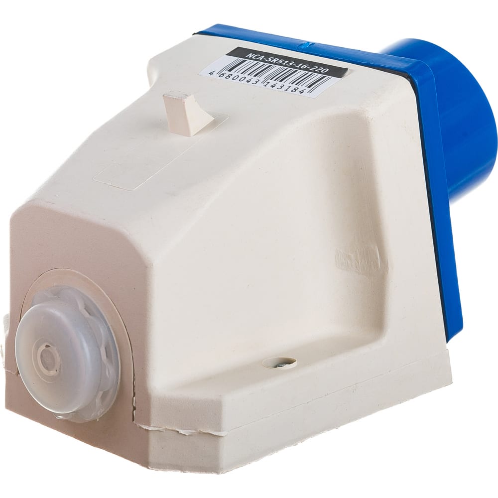 

Navigator Вилка 14 318 NCA-SR513-16-220 стационарная 16А 2P+PE IP44 14318, Белый