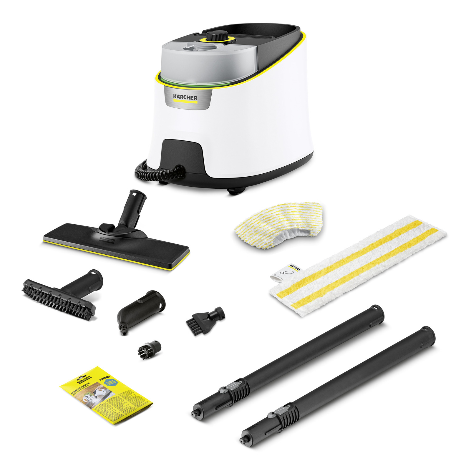 Пароочиститель Karcher SC 4 Deluxe белый, черный пароочиститель karcher sc 5 deluxe signature line белый