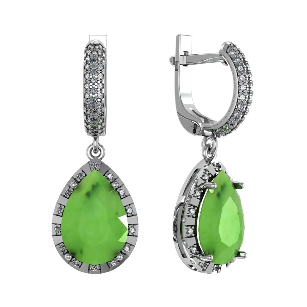 

Серьги из серебра с нефритом ПРИВОЛЖСКИЙ ЮВЕЛИР 301400-FA11NF, 301400-FA11NF