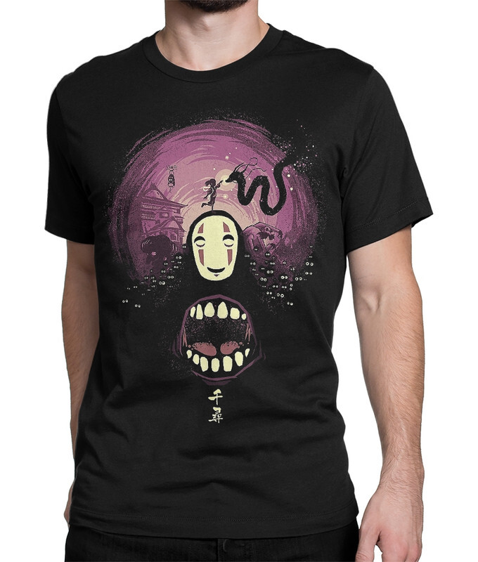 

Футболка мужская Dream Shirts Унесённые Призраками 33011222 черная XS, Унесённые Призраками 33011222