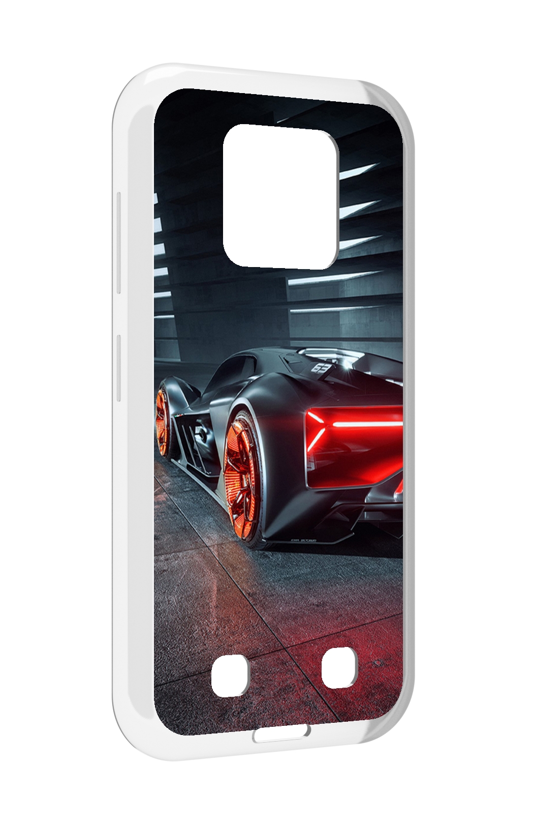 

Чехол MyPads Ночной-город мужской для Oukitel WP18, Прозрачный, Tocco
