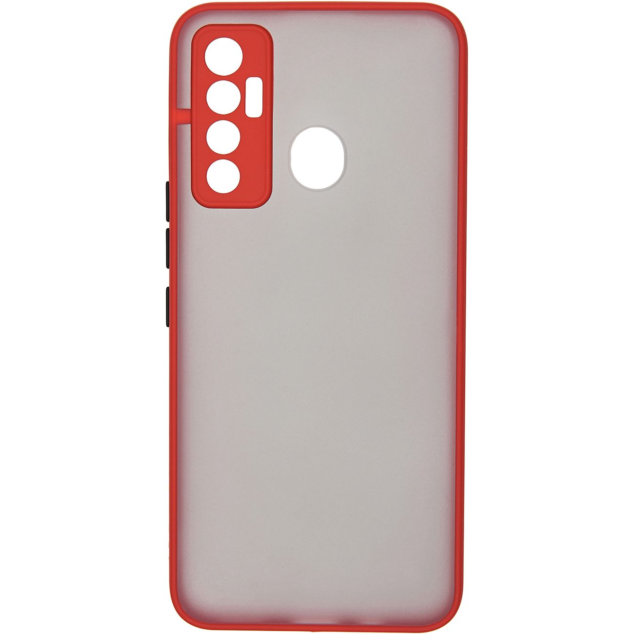 фото Чехол carmega для tecno camon 17 frost red (car-sc-tccm17frrd)