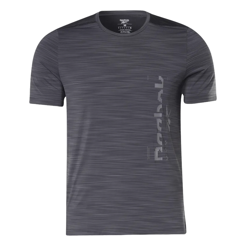 

Футболка мужская Reebok GT5723 черная M, Черный, GT5723