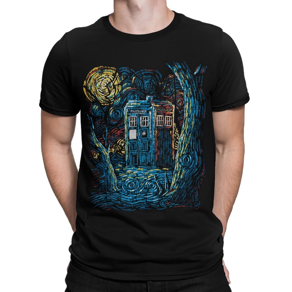 

Футболка мужская Dream Shirts Доктор Кто - Звёздная Ночь 33013222 черная XL, Доктор Кто - Звёздная Ночь 33013222