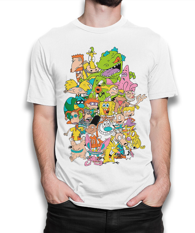 

Футболка мужская Dream Shirts Любимые Мультики 90х 33016222 белая M, Любимые Мультики 90х 33016222