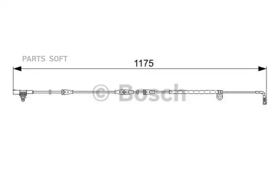 Датчик износа тормозных колодок BOSCH 1987473032