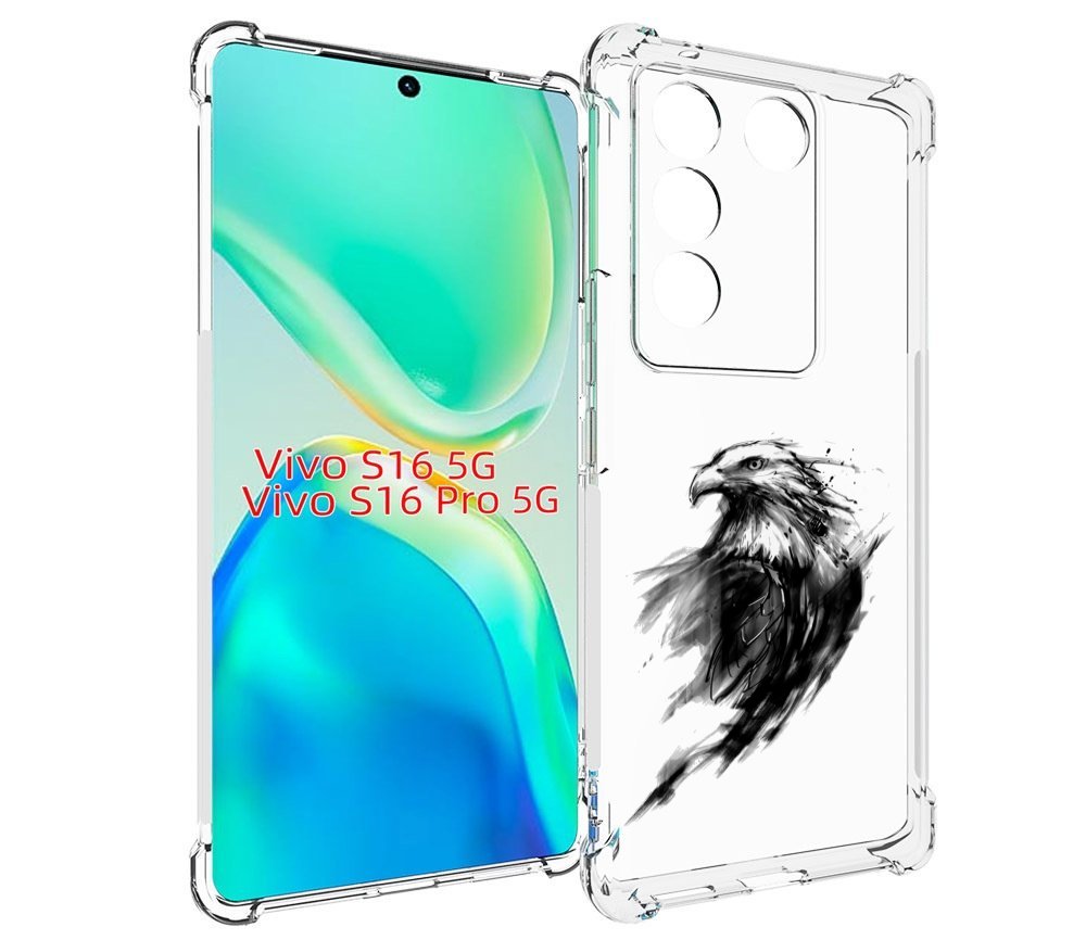 

Чехол MyPads чб птица для Vivo S16 5G / S16 Pro 5G / V27 / V27 Pro, Tocco