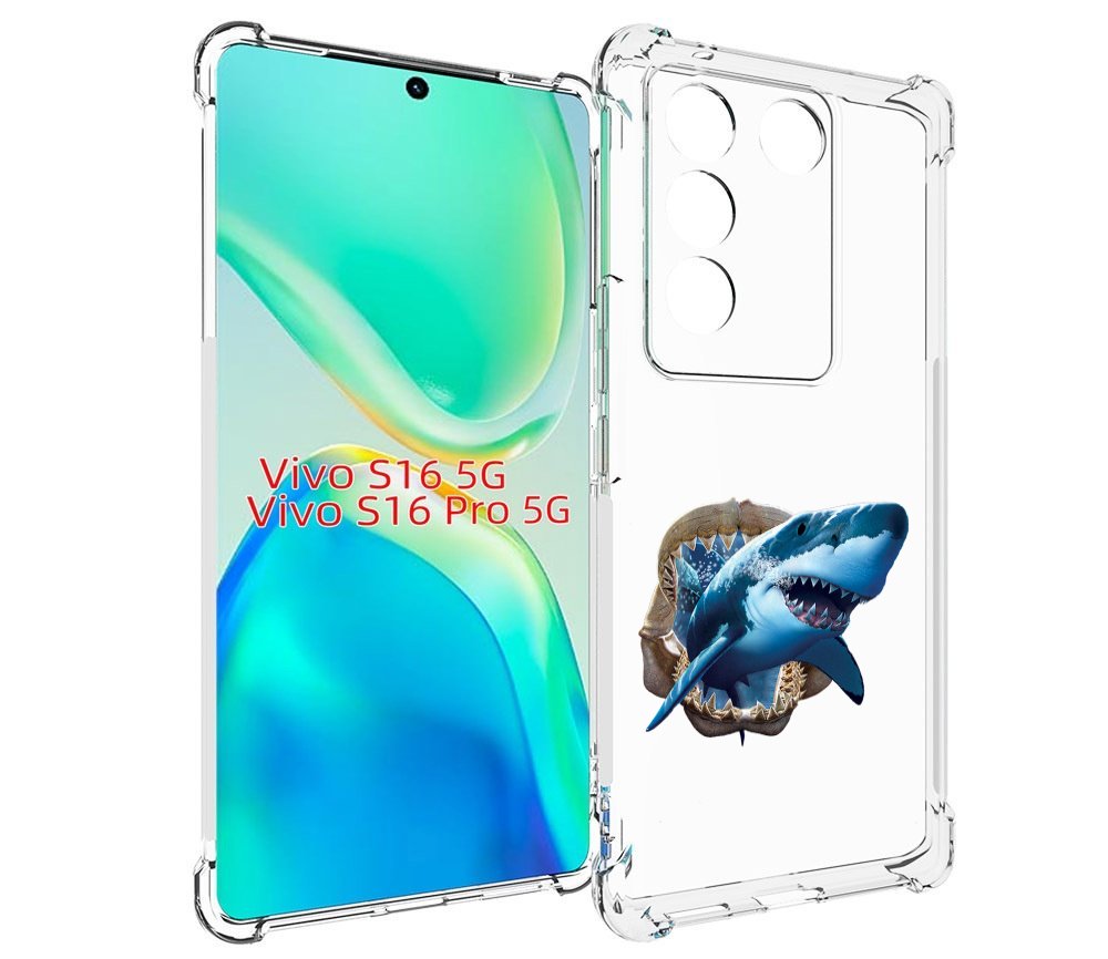 

Чехол MyPads челюсти для Vivo S16 5G / S16 Pro 5G / V27 / V27 Pro, Tocco