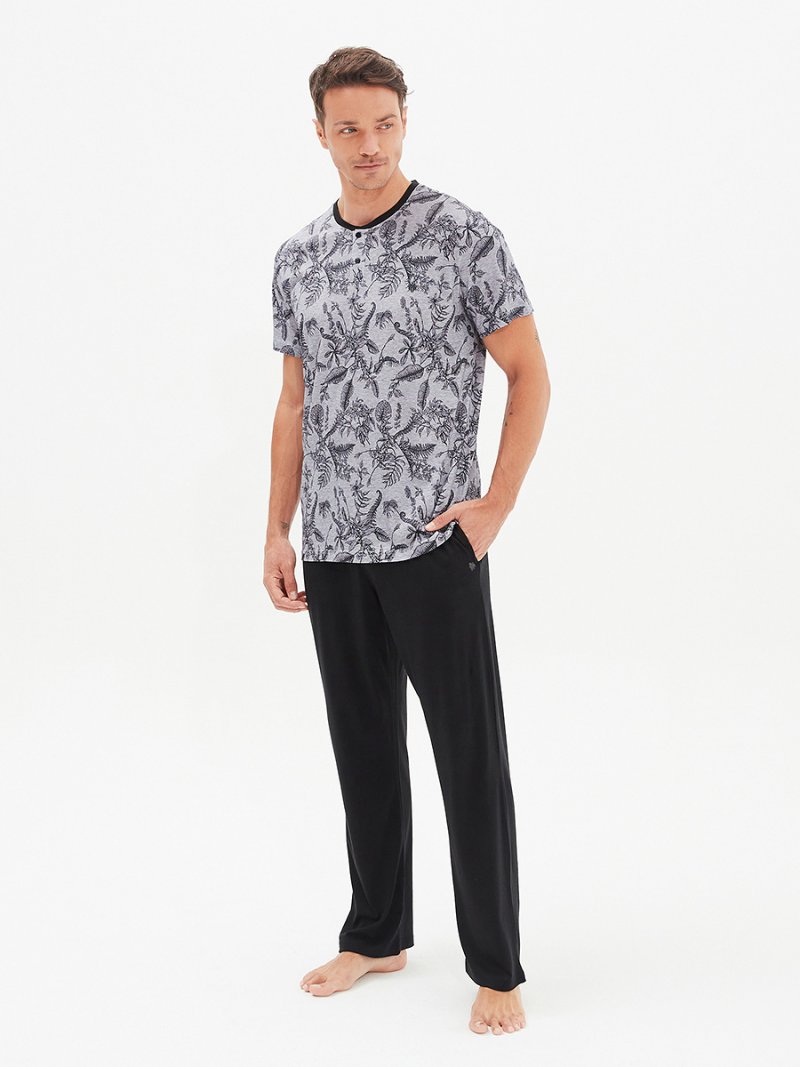 

Пижама мужская BlackSpade BS30468 черная XXL, BS30468