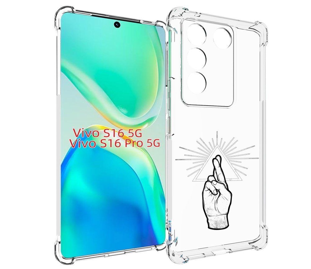 

Чехол MyPads черно белая рука для Vivo S16 5G / S16 Pro 5G / V27 / V27 Pro, Tocco