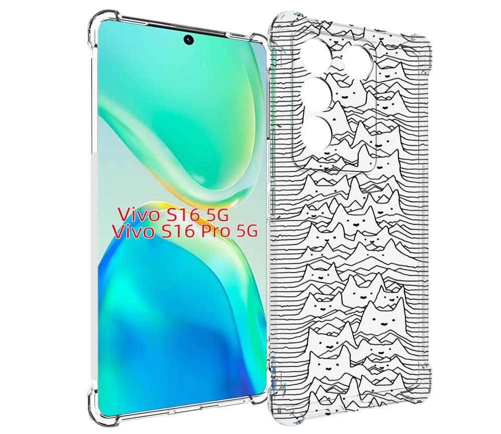 

Чехол MyPads черно белые коты 3D для Vivo S16 5G / S16 Pro 5G / V27 / V27 Pro, Tocco