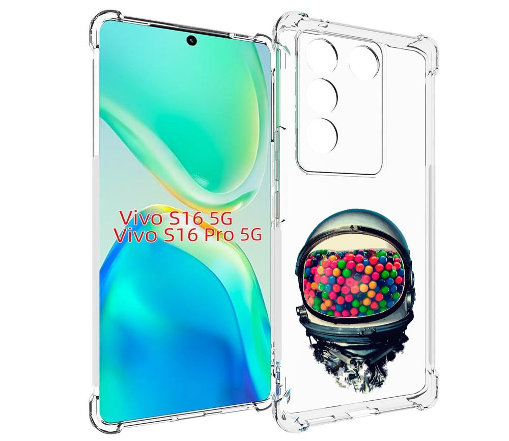 

Чехол MyPads шлем космонавта для Vivo S16 5G / S16 Pro 5G / V27 / V27 Pro, Tocco