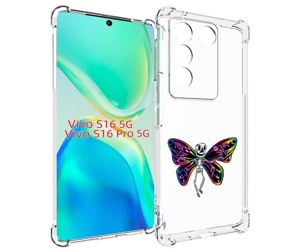 

Чехол MyPads эффект бабочки для Vivo S16 5G / S16 Pro 5G / V27 / V27 Pro, Tocco