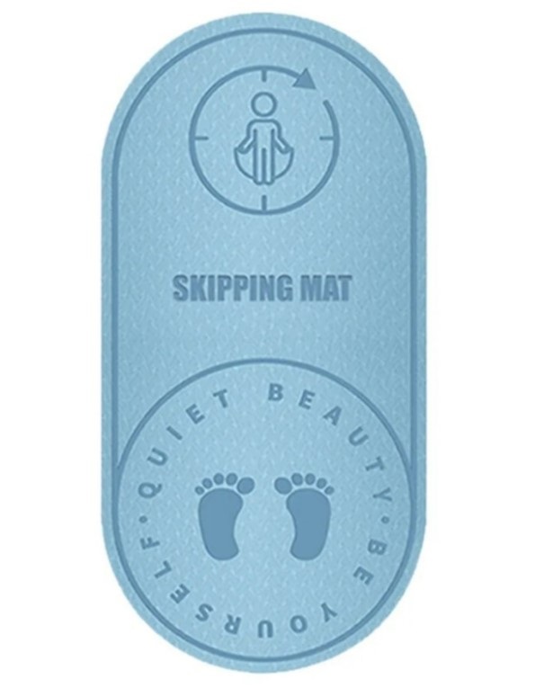 

Коврик для прыжков на скакалке противошумный 126х60х6мм голубой