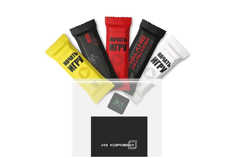 

Набор батончиков BOX2BOX MIX5 40 гр x 5 штук с магнитом, BOX2BOXMIX5