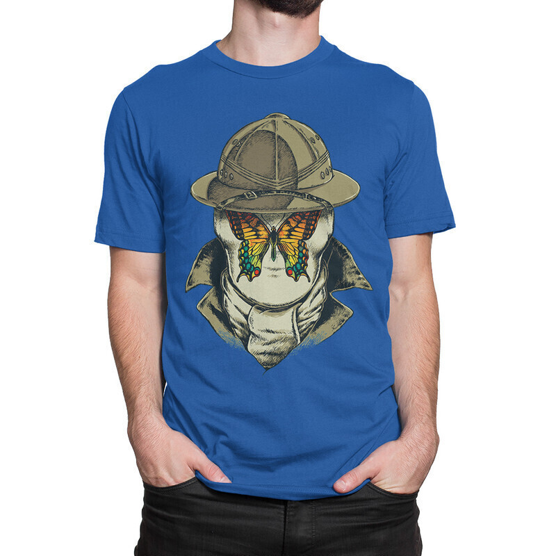 

Футболка мужская Dream Shirts Роршах 1000614222 синяя XL, Роршах 1000614222
