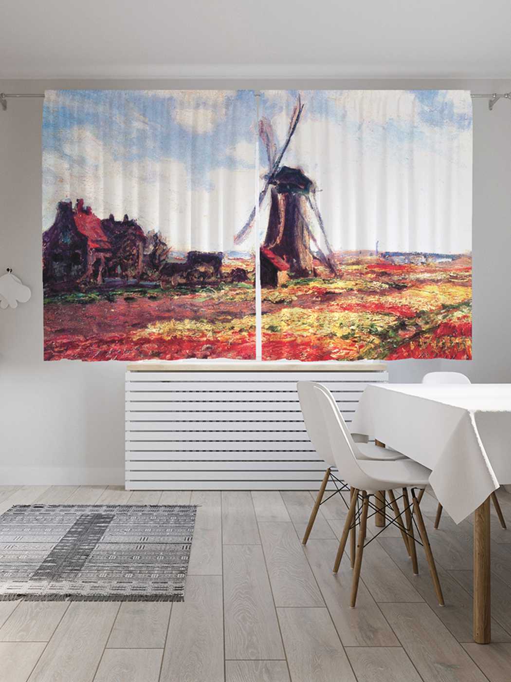 

Шторы JoyArty c фотопечатью "Поля тюльпанов в Голландии" из сатена, 290х180 см, Поля тюльпанов в Голландии