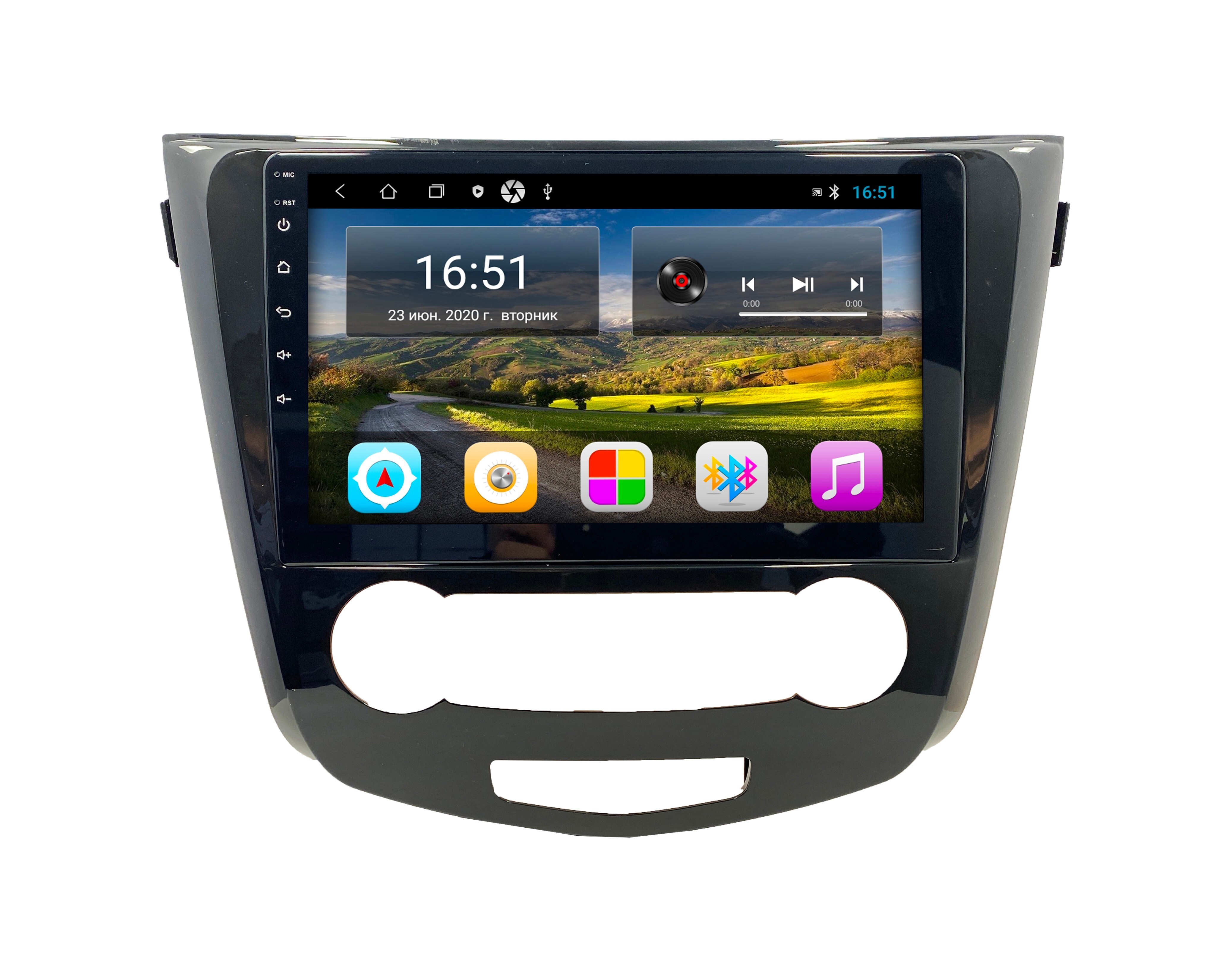 Штатная автомагнитола Zenith Nissan Qashqai ll 2014-2023 Кондиционер Android 12 232GB 2088500₽