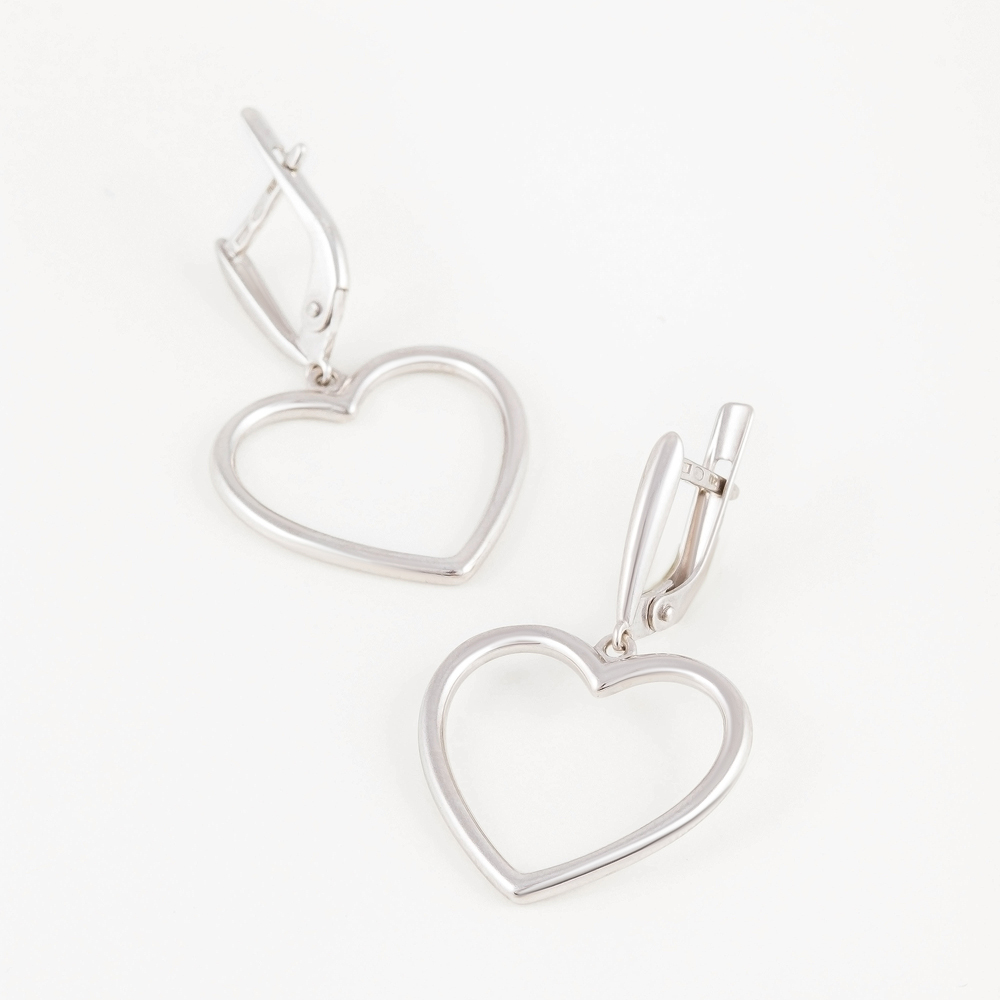 

Серьги женские из серебра НАШЕ ЗОЛОТО ЗК0201411-00245, без вставки, ЗК0201411-00245