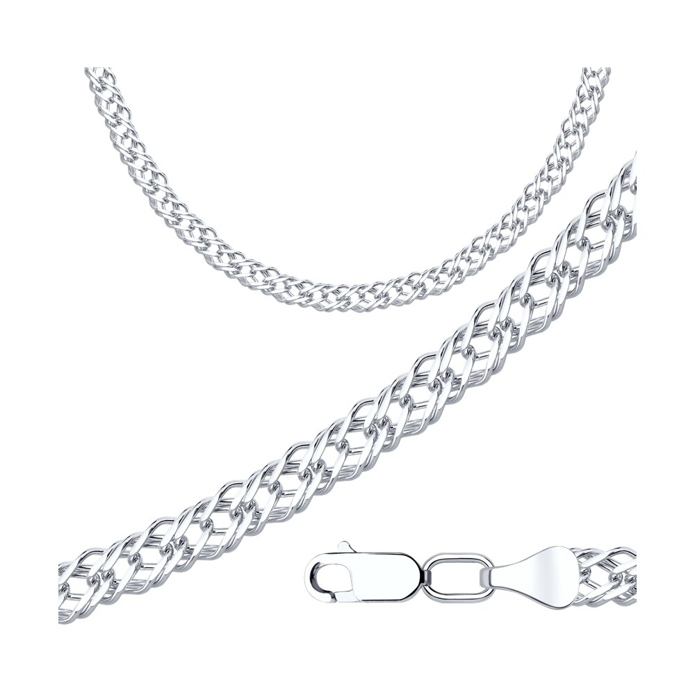 

Цепочка из серебра 50 см SOKOLOV 968220802, 968220802