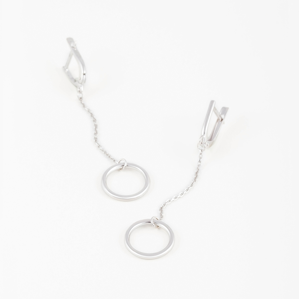 

Серьги женские из серебра НАШЕ ЗОЛОТО ЗК2121129-00245, без вставки, ЗК2121129-00245
