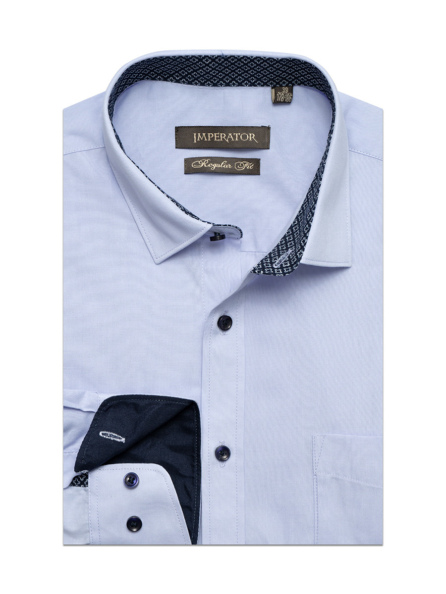 

Рубашка мужская Imperator Lily-S фиолетовая 39/178-186, Lily-S