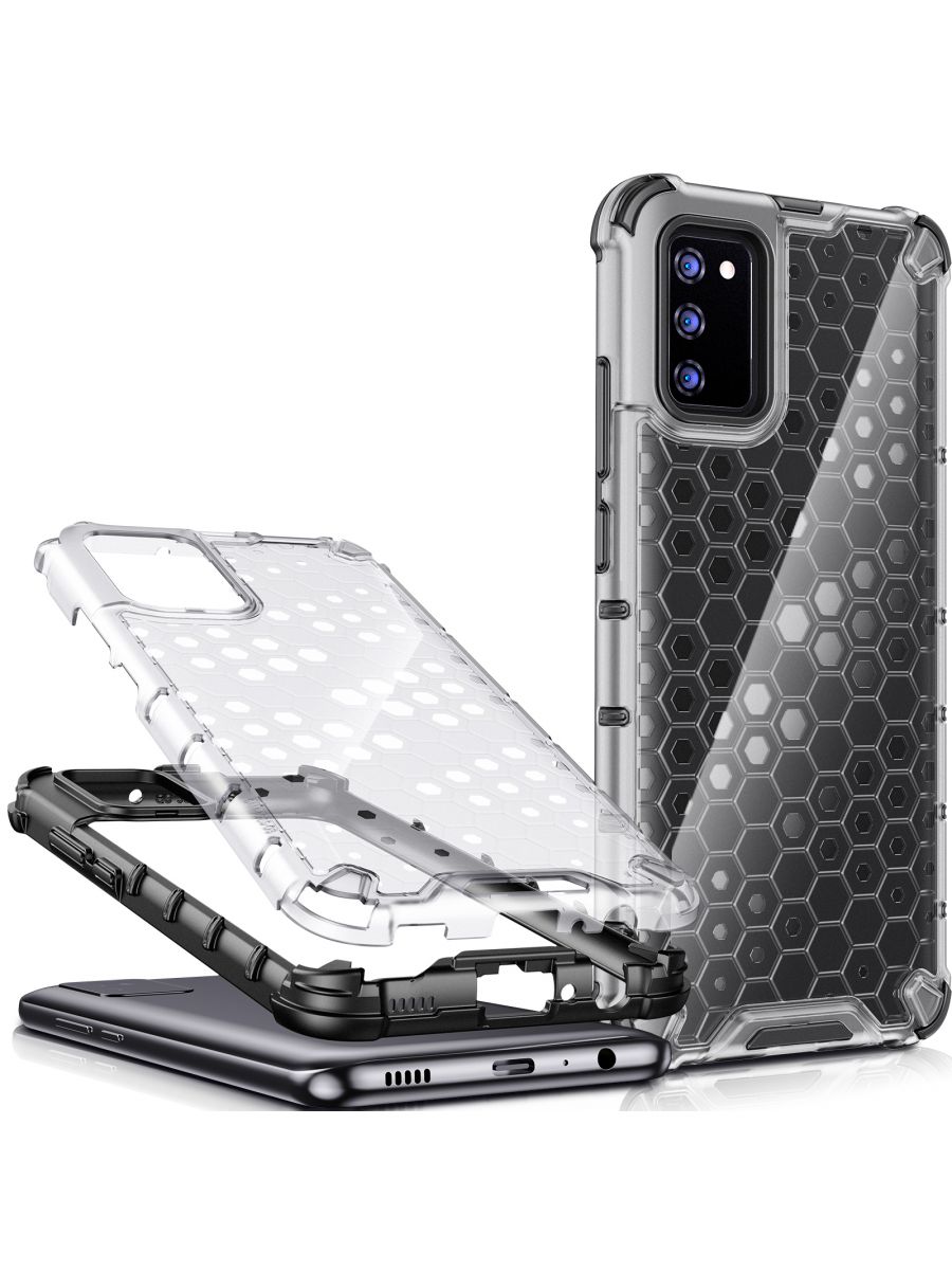 

Brodef Combee Противоударный чехол для Samsung Galaxy A02S Белый