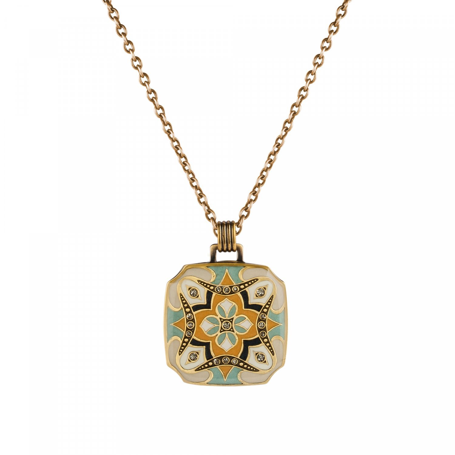 

Колье из бижутерного сплава с эмалью 50 см Clara Bijoux B53887-7 BW, B53887-7 BW