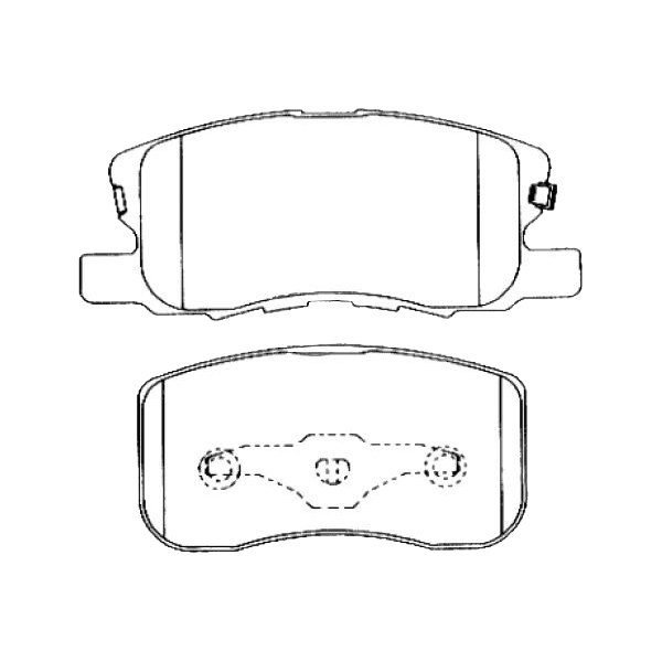 Колодки тормозные дисковые передние ПОДХОДЯТ ДЛЯ MITSUBISHI COLT VI (Z2 A AKEBONO AN-660WK 100038178866