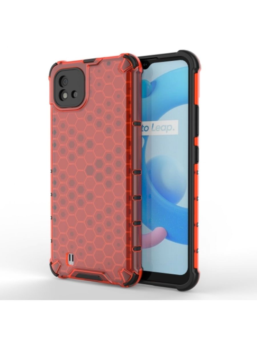 

Brodef Combee Противоударный чехол для Realme C20 Красный