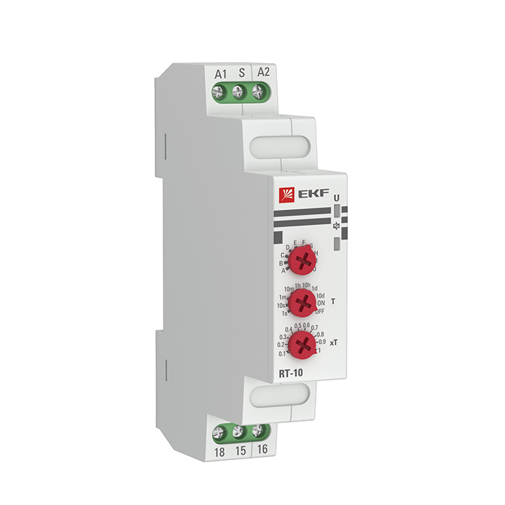 Реле времени EKF PROxima (10 устанавл. функц.) RT-10 12-240В rt-10-12-240 реле времени ekf proxima для двигателей звезда треугольник rt sd