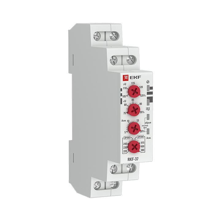 фото Реле контроля фаз ekf proxima rkf-37