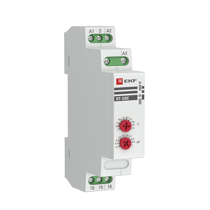 Реле времени EKF PROxima (задержка выключ. после пропад. сигн.) rt-sbe