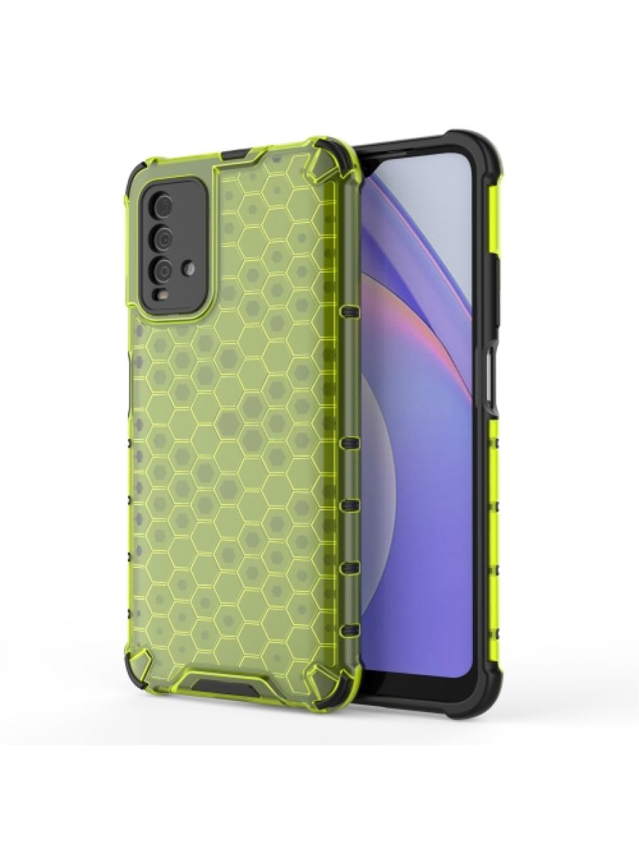 

Brodef Combee Противоударный чехол для Xiaomi Redmi 9T Зеленый