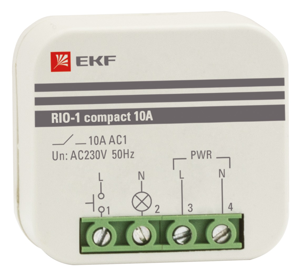 Импульсное реле EKF PROxima RIO-1 compact 10А rio-1k-10