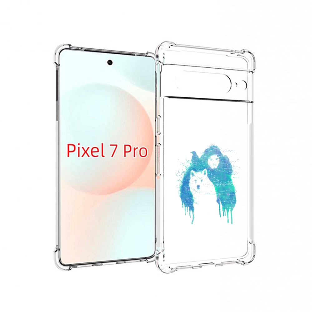 

Чехол Mypads Джон Сноу Для Google Pixel 7 Pro, Прозрачный, Tocco