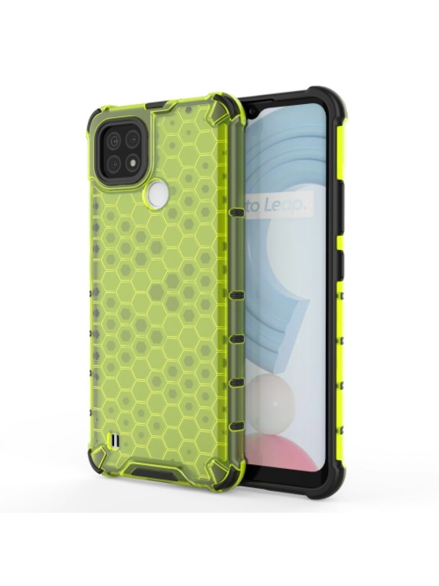

Brodef Combee Противоударный чехол для Realme C21 Зеленый
