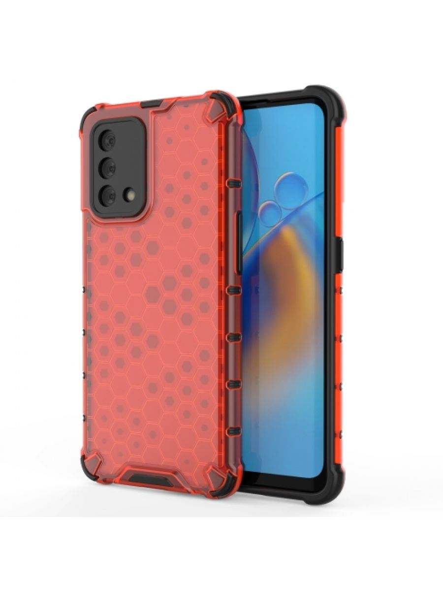 

Brodef Combee Противоударный чехол для Oppo A74 Красный