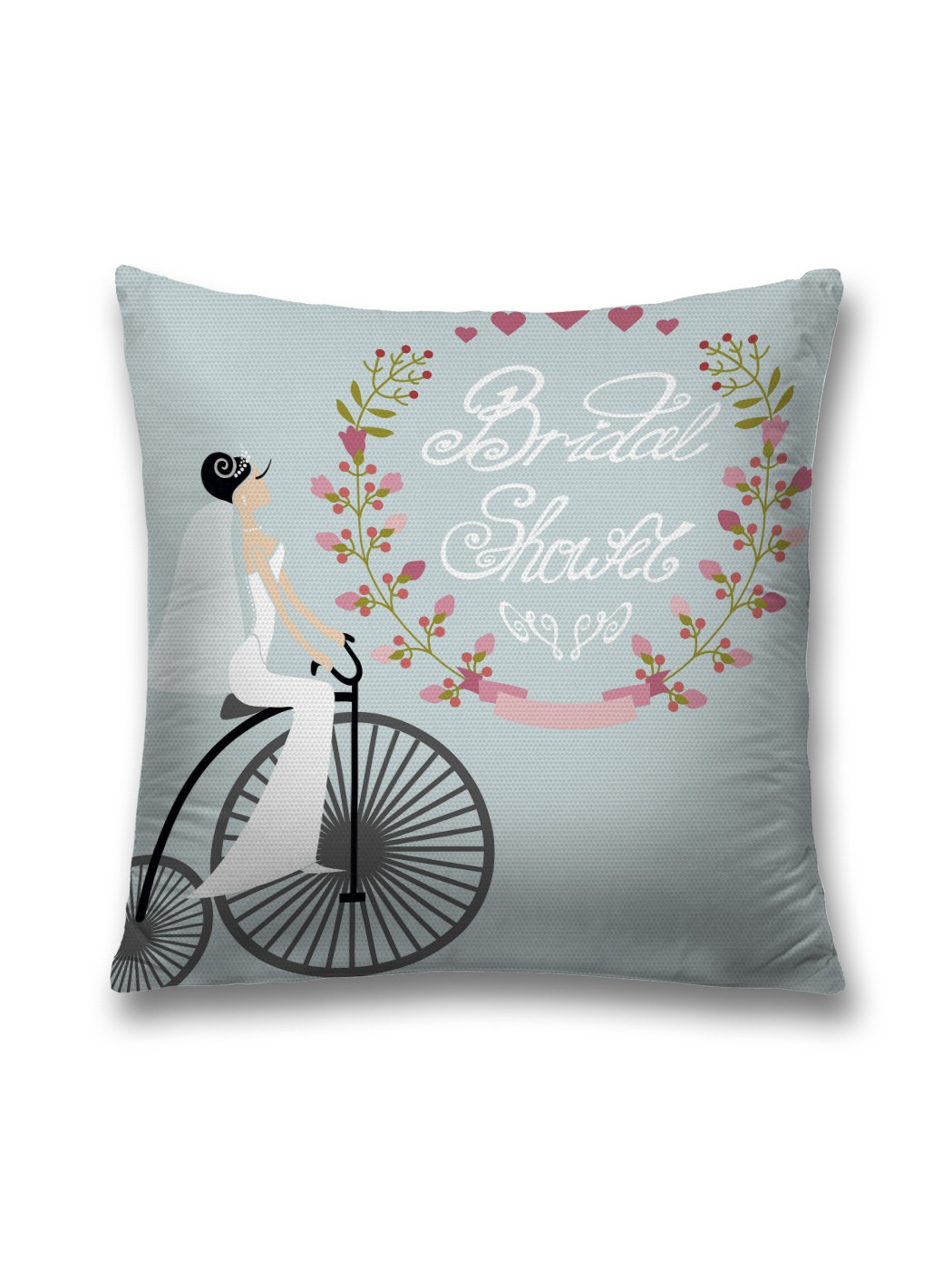 

Наволочка JoyArty декоративная "На девичник на велосипеде" на молнии, 45x45 см