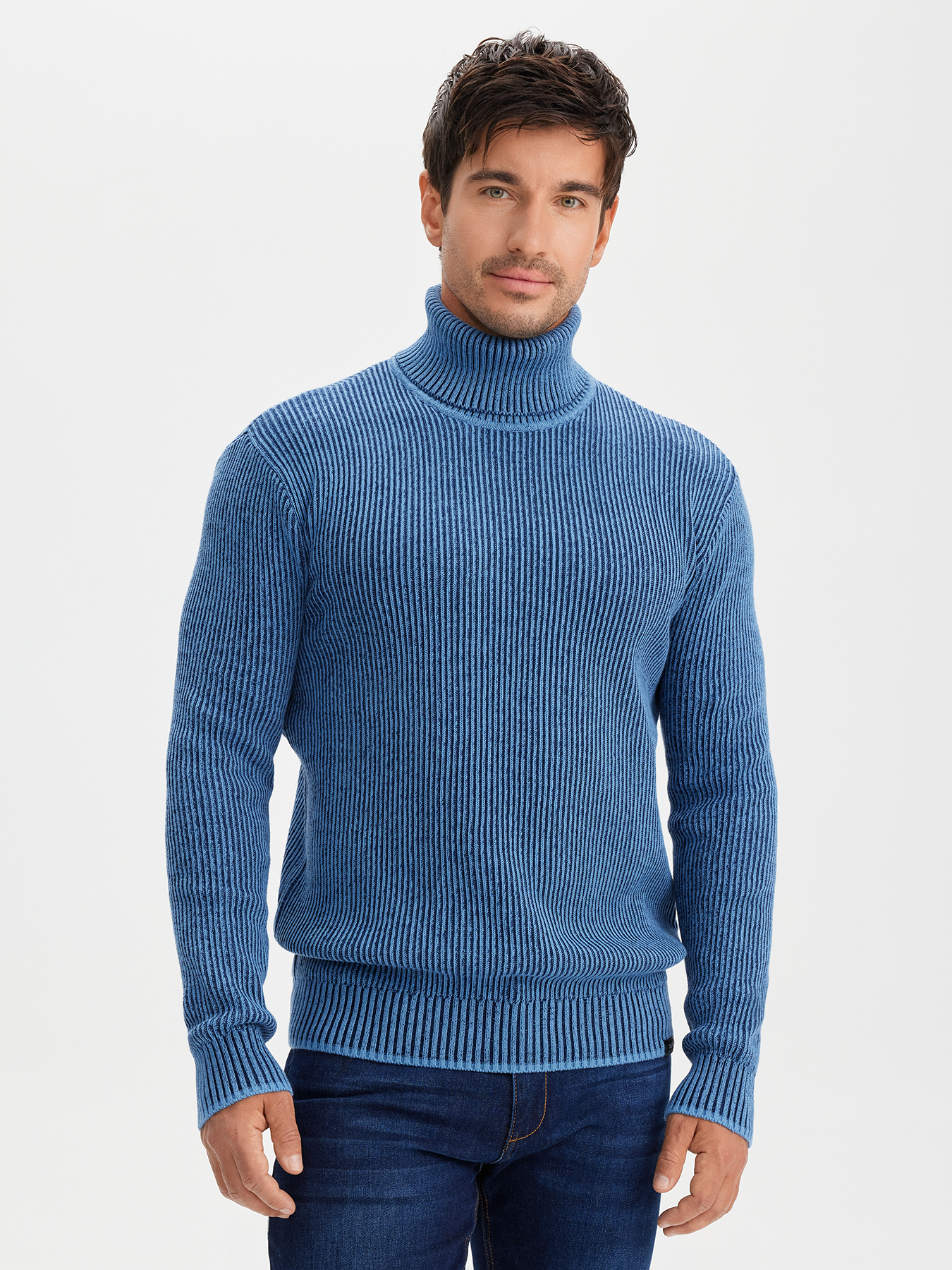 

Свитер мужской Just Clothes 439494 синий 46 RU, 439494