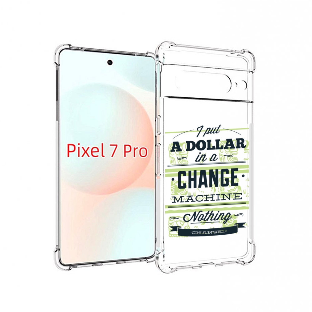 

Чехол Mypads Доллар Надпись Для Google Pixel 7 Pro, Прозрачный, Tocco