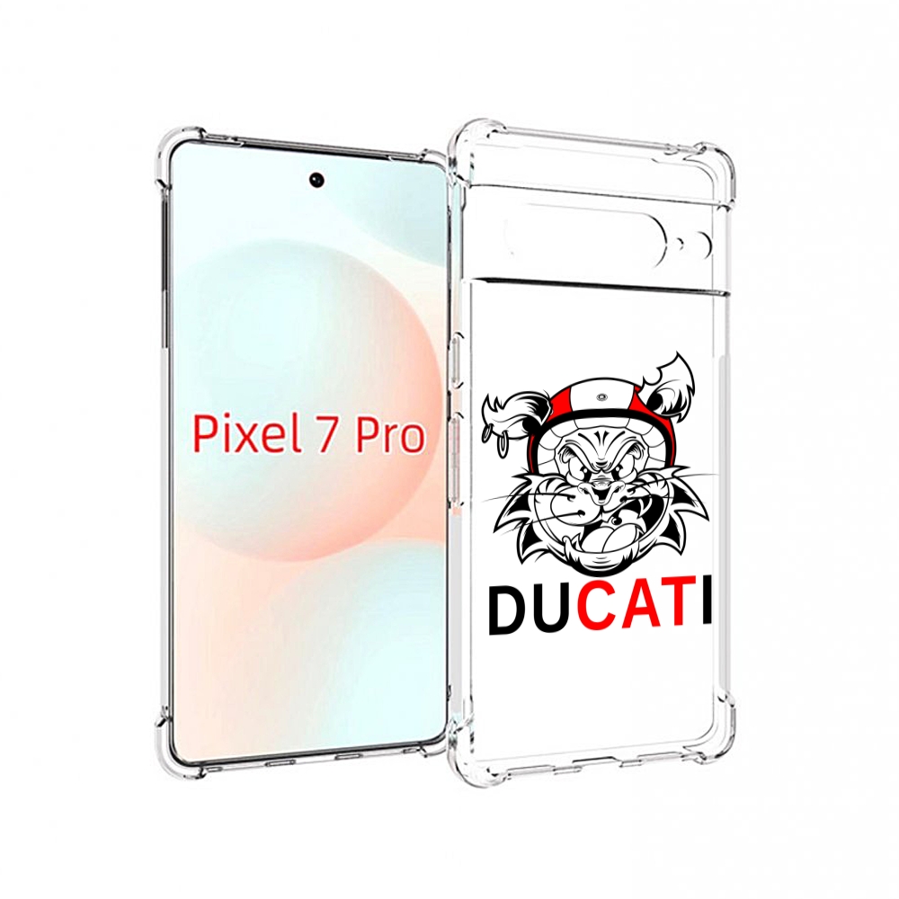

Чехол Mypads Дукати Для Google Pixel 7 Pro, Прозрачный, Tocco