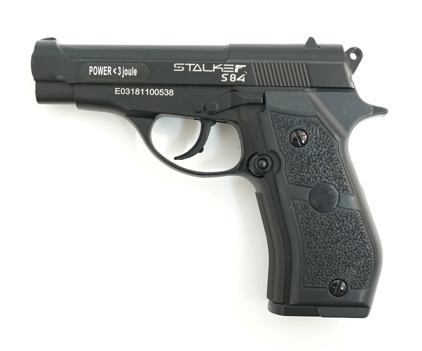 фото Пистолет пневматический stalker s84 (аналог "beretta 84") к.4,5мм st-11051m stalker