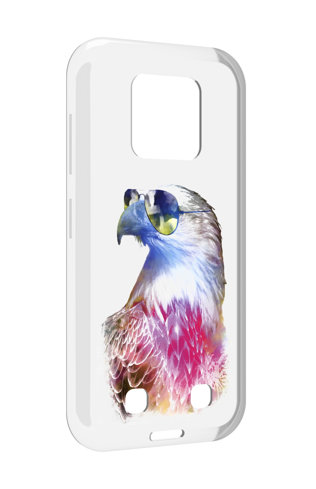 

Чехол MyPads Орел в очках для Oukitel WP18, Прозрачный, Tocco