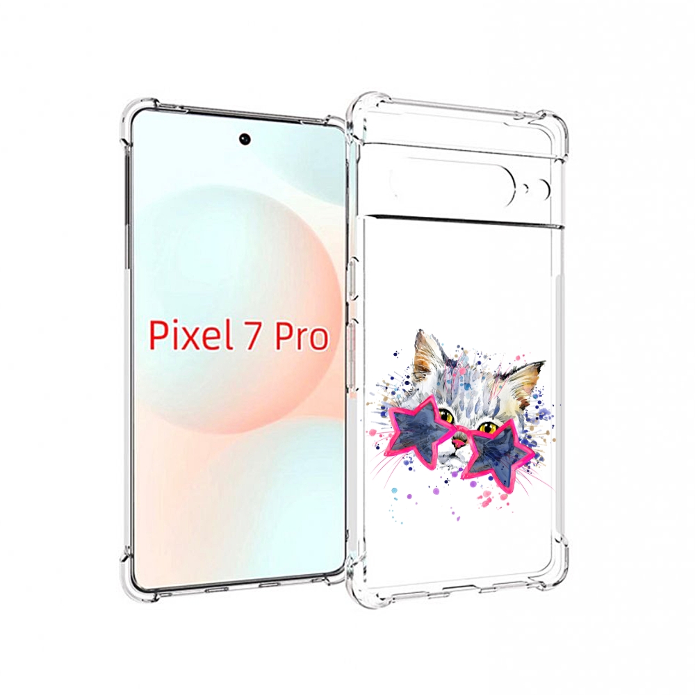 

Чехол Mypads Звездные Очки Для Google Pixel 7 Pro, Прозрачный, Tocco