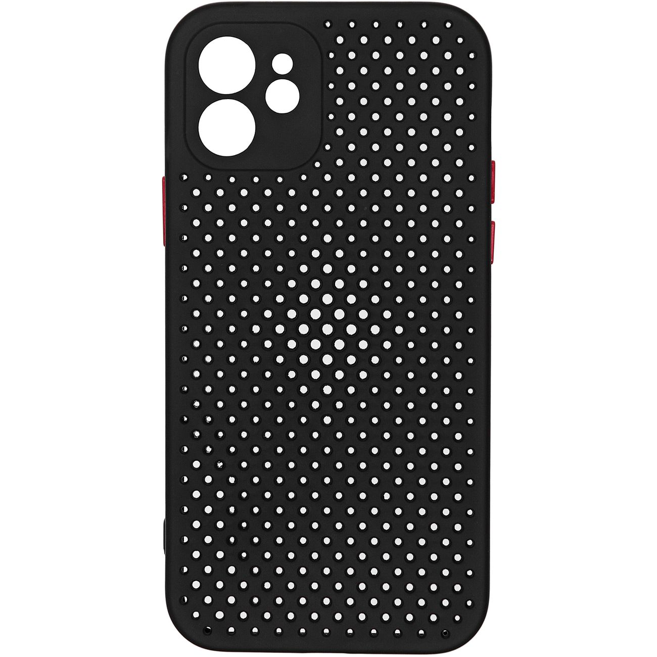 фото Чехол carmega для iphone 12 dot black (car-sc-ip12dtbk)