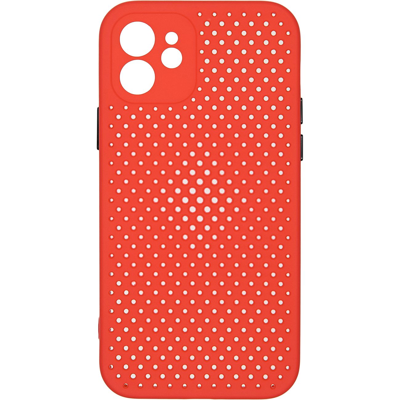 фото Чехол carmega для iphone 12 dot red (car-sc-ip12dtrd)