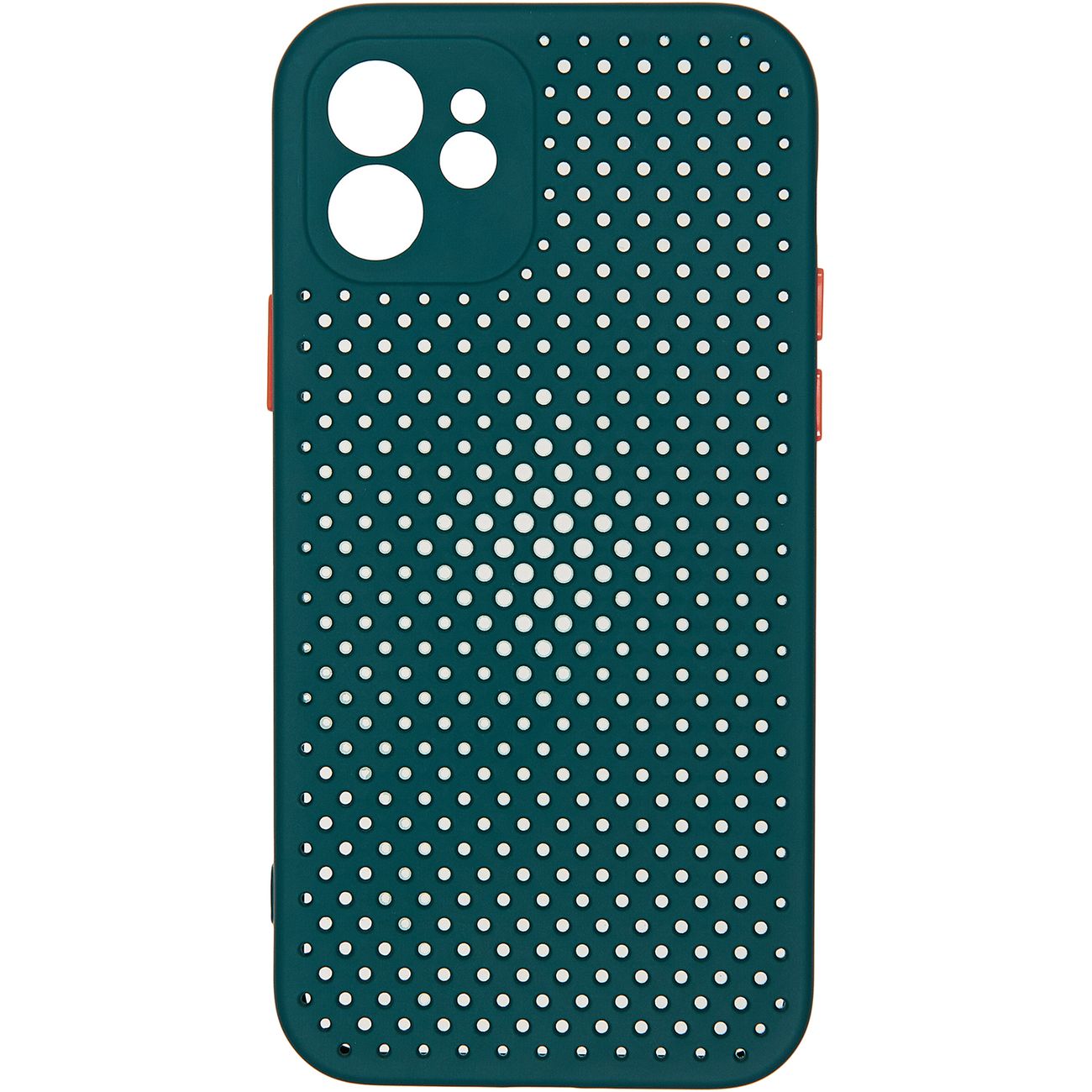 фото Чехол carmega для iphone 12 dot green (car-sc-ip12dtgn)