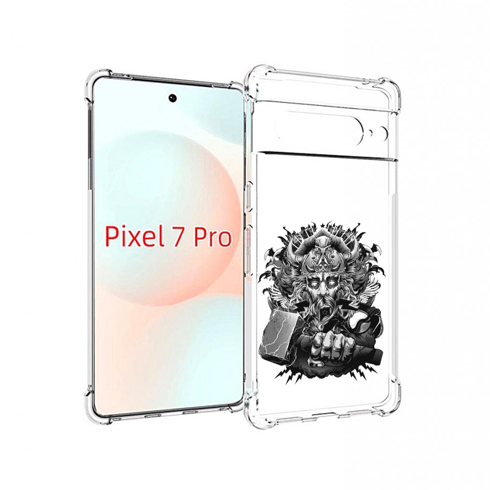 

Чехол Mypads Злой Тор Для Google Pixel 7 Pro, Прозрачный, Tocco